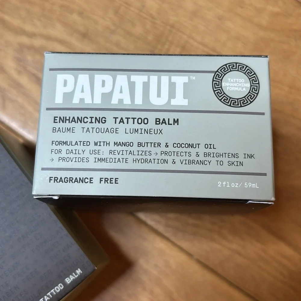 Papatui | Enhancing Tattoo Balm Fragrance Free Revitalize Protects Brightens 2